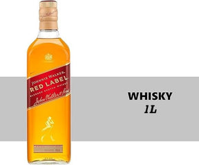 Combo Whisky Johnnie Walker Red Label 1L + Whisky Old Parr 1L