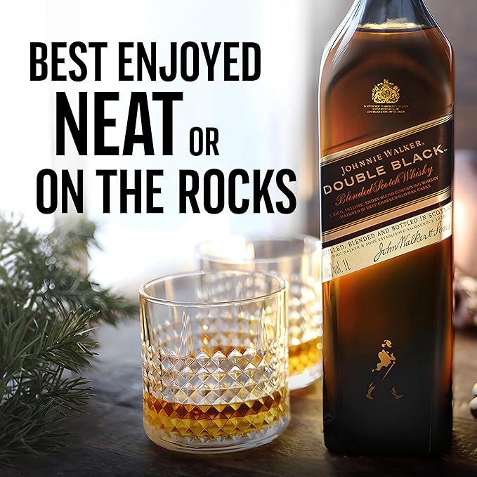 Whisky Johnnie Walker - Double Black 1L  12 unidades