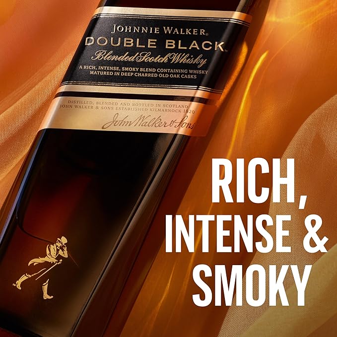 Whisky Johnnie Walker - Double Black 1L  12 unidades