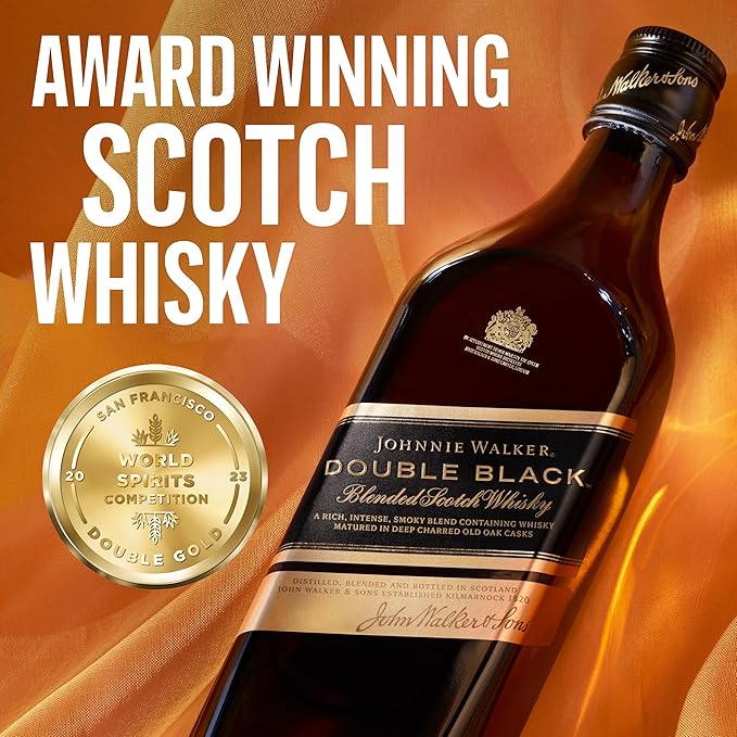 Whisky Johnnie Walker - Double Black 1L  12 unidades